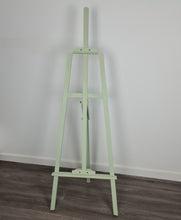 Load image into Gallery viewer, Sage green wooden easel – 1.55m - HIRE ONLY
