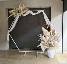 Load image into Gallery viewer, Hexagonal backdrop Boho package - HIRE ONLY
