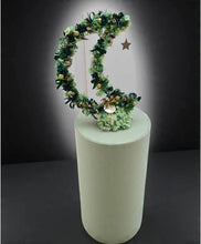 Load image into Gallery viewer, Sage green cylinder cake stand / plinth - 60cm - HIRE ONLY
