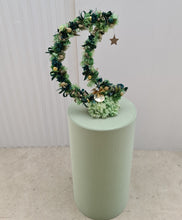 Load image into Gallery viewer, Sage green cylinder cake stand / plinth - 60cm - HIRE ONLY
