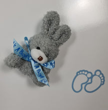 Load image into Gallery viewer, Baby shower – BABY BOY - blue welcome sign (easel &amp; board) - HIRE ONLY
