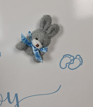 Load image into Gallery viewer, Baby shower – BABY BOY - blue welcome sign (easel, board &amp; balloons) - HIRE ONLY
