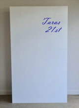 Load image into Gallery viewer, Popular rectangular white backdrop – 2.1m tall - HIRE ONLY
