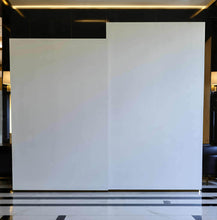 Load image into Gallery viewer, Popular rectangular white backdrop – 1.9m tall - HIRE ONLY

