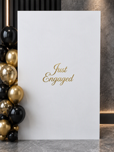 Load image into Gallery viewer, Popular rectangular white backdrop – 1.9m tall - HIRE ONLY
