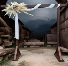 Load image into Gallery viewer, Wooden Arbour Boho Package - HIRE ONLY
