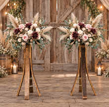 Load image into Gallery viewer, Rustic flower stand (no flowers) 1m tall - HIRE ONLY

