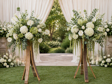 Load image into Gallery viewer, Rustic flower stand (no flowers) 1m tall - HIRE ONLY
