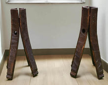 Load image into Gallery viewer, Rustic flower / mirror stand (no flowers/mirror) - 77cm tall - HIRE ONLY
