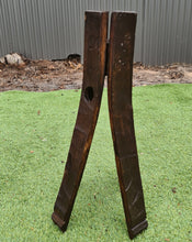 Load image into Gallery viewer, Rustic flower / mirror stand (no flowers/mirror) - 77cm tall - HIRE ONLY
