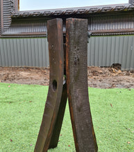 Load image into Gallery viewer, Rustic flower / mirror stand (no flowers/mirror) - 77cm tall - HIRE ONLY

