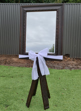 Load image into Gallery viewer, Rustic stand with mirror – welcome sign - HIRE ONLY
