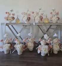 Load image into Gallery viewer, Boho blush romantic table / aisle flowers - HIRE ONLY
