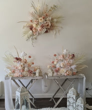 Load image into Gallery viewer, Boho blush romantic floor / plinth / table flowers - HIRE ONLY
