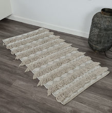 Load image into Gallery viewer, Boho Tassel rug – additional décor - HIRE ONLY
