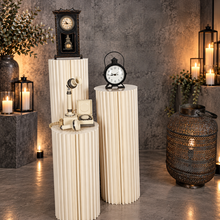 Load image into Gallery viewer, Black antique rustic clock – additional decor - HIRE ONLY
