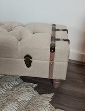 Load image into Gallery viewer, Unique Boho ottoman / bench seat – additional decor - HIRE ONLY
