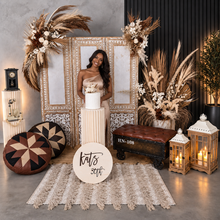 Load image into Gallery viewer, Boho rustic set up package – Option 1 - HIRE ONLY

