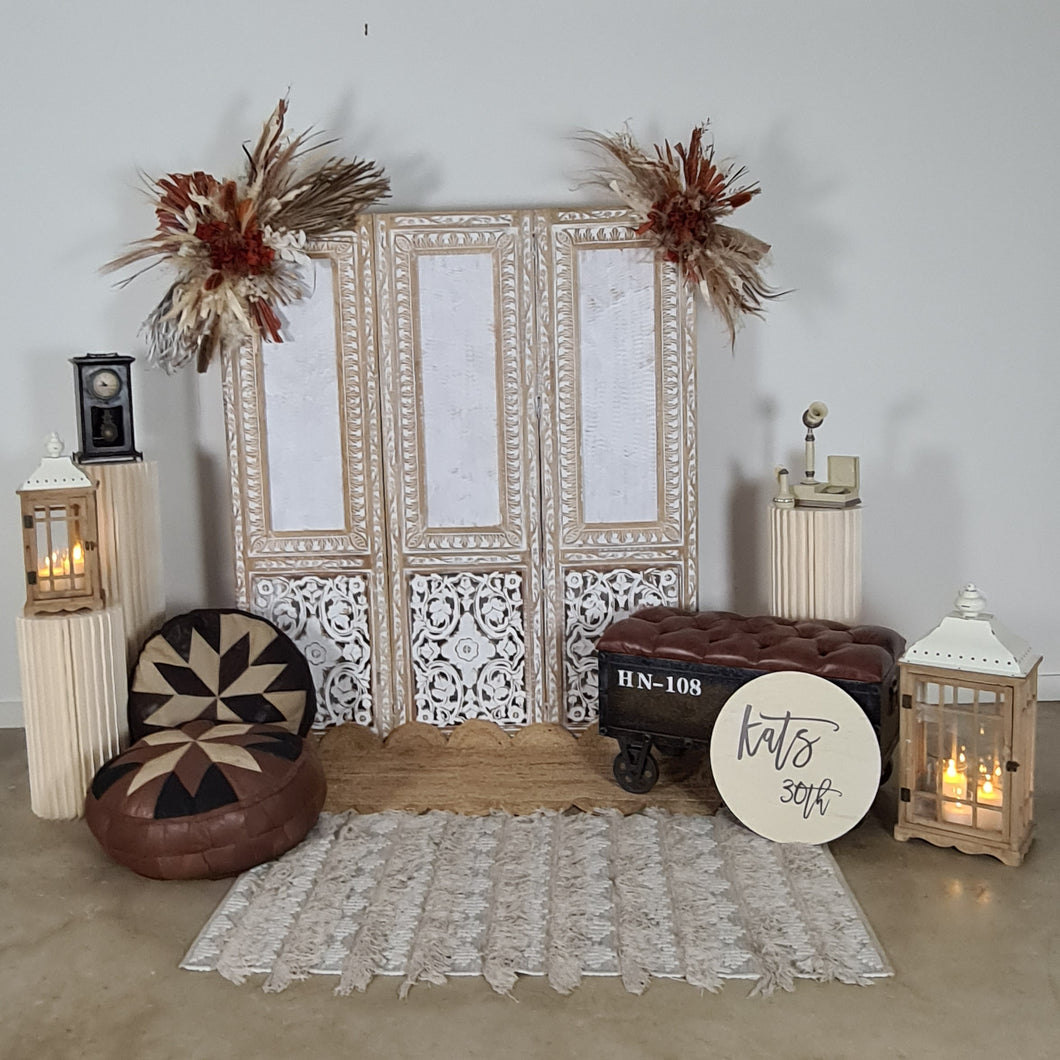 Boho rustic set up package – Option 2 - HIRE ONLY