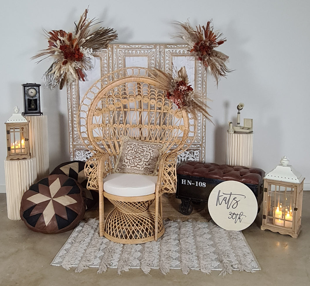 Boho rustic set up package – Option 3 - HIRE ONLY