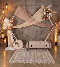 Load image into Gallery viewer, Hexagonal Backdrop Neutral &amp; Nude colours – Package 1 - HIRE ONLY

