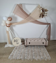 Load image into Gallery viewer, Hexagonal Backdrop Neutral &amp; Nude colours – Package 1 - HIRE ONLY
