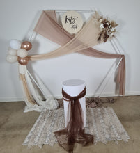 Load image into Gallery viewer, Hexagonal Backdrop Neutral &amp; Nude colours – Package 3 - HIRE RANGE
