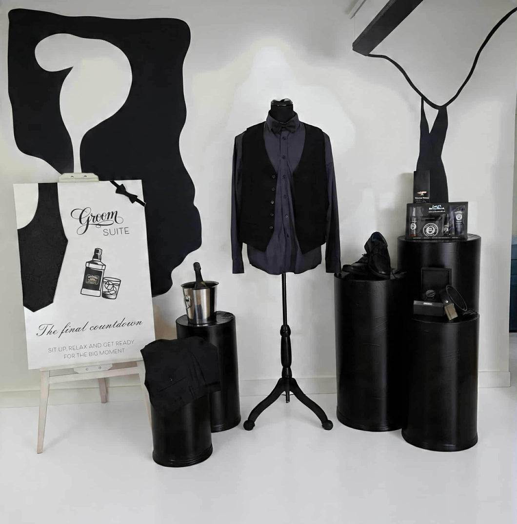 Grooms Preparation Room - Set up Option 4 - HIRE ONLY