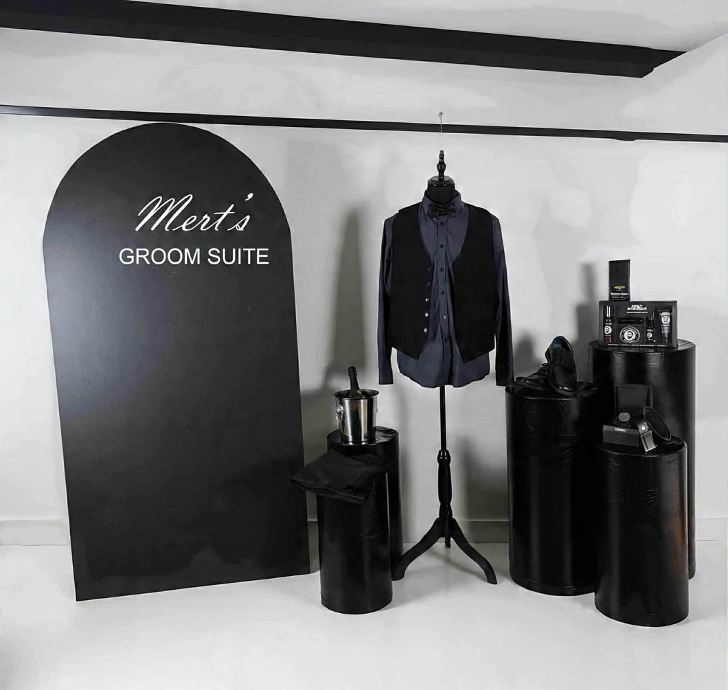 Grooms Preparation Room - Set up Option 5 - HIRE ONLY