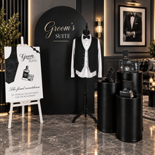 Load image into Gallery viewer, Grooms Preparation Room - Set up Option 6 - HIRE ONLY
