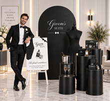 Load image into Gallery viewer, Grooms Preparation Room - Set up Option 6 - HIRE ONLY
