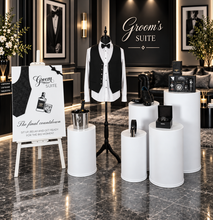 Load image into Gallery viewer, Grooms Preparation Room - Set up Option 7 - HIRE ONLY
