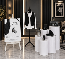 Load image into Gallery viewer, Grooms Preparation Room - Set up Option 8 - HIRE ONLY
