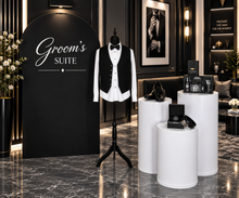 Load image into Gallery viewer, Grooms Preparation Room - Set up Option 8 - HIRE ONLY
