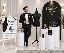 Load image into Gallery viewer, Grooms Preparation Room - Set up Option 8 - HIRE ONLY
