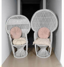Load image into Gallery viewer, White peacock chairs Mother &amp; Daughter Photoshoot - HIRE ONLY
