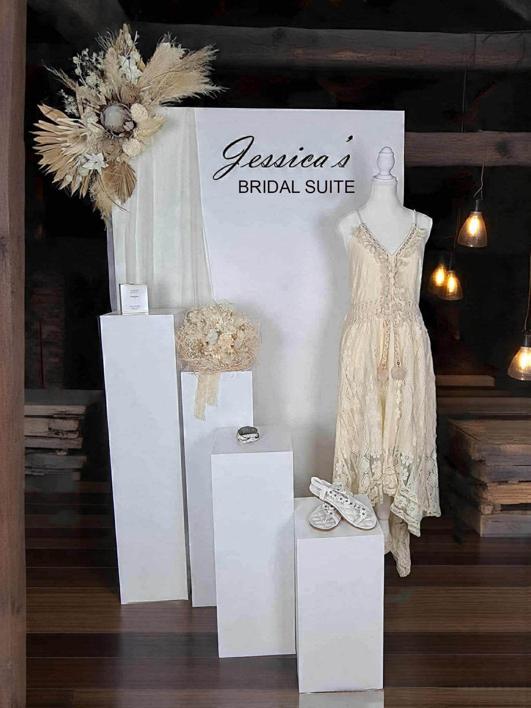 Bridal BOHO Style Preparation Room – Option 6 - HIRE ONLY
