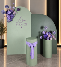 Load image into Gallery viewer, Green &amp; purple violet Party Package - HIRE ONLY
