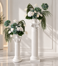 Load image into Gallery viewer, Popular green &amp; white floor / plinth / table flowers - HIRE ONLY
