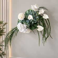 Load image into Gallery viewer, Popular green &amp; white SMALL hanging flowers - HIRE ONLY

