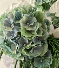 Load image into Gallery viewer, Popular green &amp; white LARGE hanging flowers – Style 2 - HIRE ONLY
