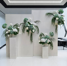 Load image into Gallery viewer, Popular Green &amp; white flowers Set up – Option 2 - HIRE ONLY
