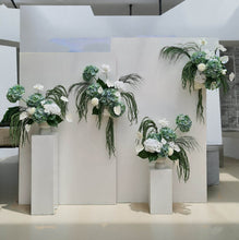 Load image into Gallery viewer, Popular Green &amp; white flowers Set up – Option 2 - HIRE ONLY
