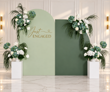 Load image into Gallery viewer, Popular Green &amp; white flowers Set up – Option 6 - HIRE ONLY

