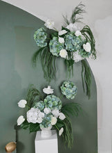 Load image into Gallery viewer, Popular Green &amp; white flowers Set up – Option 7 - HIRE ONLY
