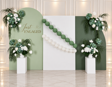 Load image into Gallery viewer, Popular Green &amp; white flowers Set up – Option 7 - HIRE ONLY
