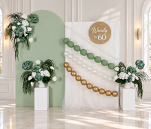 Load image into Gallery viewer, Popular Green &amp; white flowers Set up – Option 8 - HIRE ONLY
