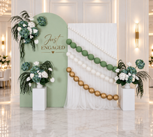 Load image into Gallery viewer, Popular Green &amp; white flowers Set up – Option 8 - HIRE ONLY
