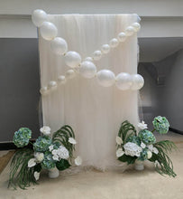 Load image into Gallery viewer, Popular Green &amp; white flowers Set up – Option 9 - HIRE ONLY
