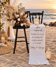 Load image into Gallery viewer, Memory Reserved seating sign for Wedding - Style 1
